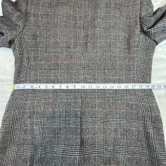 VTG Barrister Men's 100% Camel Hair Sport Coat Blazer 38S Glenplaid Jacket Black - Picture 8 of 10